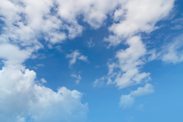 Cloud clear sky for background.