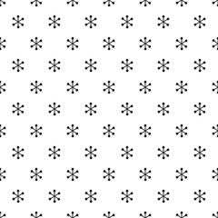 Christmas New Year seamless pattern with snowflakes. Holiday background. Snowflakes. Xmas winter trendy decoration. Festive texture. Hand drawn vector illustration. Snow pattern. Wrapping gift paper.