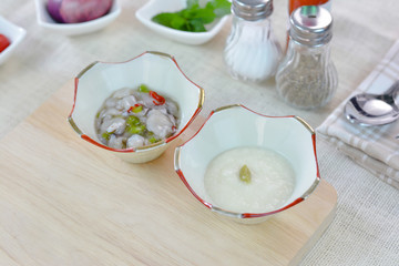 Ika Shiokara. Japanese cuisine