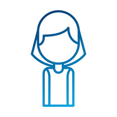 portrait female employee call center work