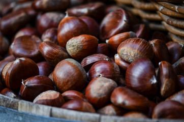 chestnuts close up