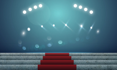 Stage Lighting Background 3D