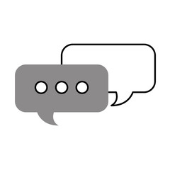 speech bubbles message chat talk concept
