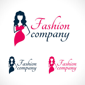 logo femme robe mode