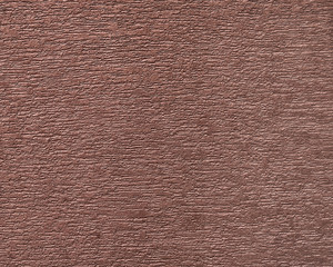 Painted facade wall. Building with structural vinous color paint