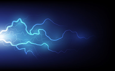vector lightning flash strike background