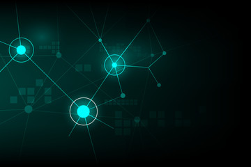 abstract internet network signal, vector nanotechnology background