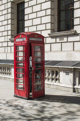 Obraz premium Cabine téléphonique rouge, Londres, Angleterre
