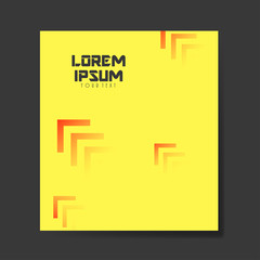 Vector illustration abstract design banner web template