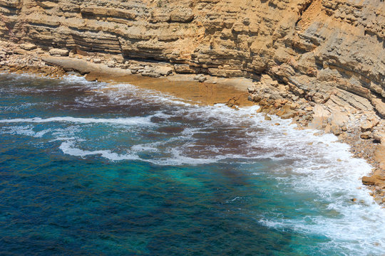 Summer Atlantic coast (Algarve, Portugal).