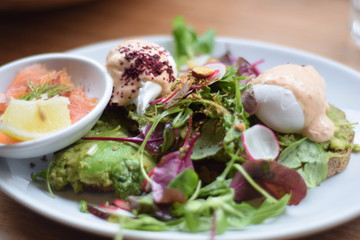Poached Eggs on Avocado Toast