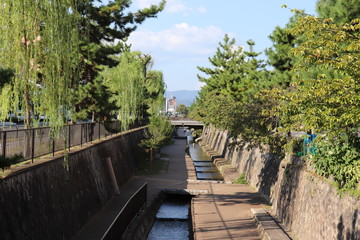 京都・堀川の風景
