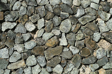 texture of gray gravel