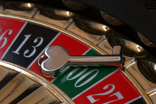 A small key on the roulette wheel