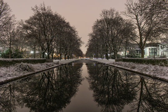 Rautenstrauchkanal winter morning