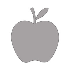 Apple icon isolated on white background