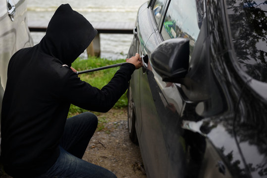 Car thief or theft by crowbar