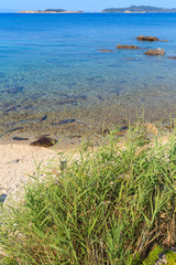 Ouranoupoli coast (Chalcidice, Greece).