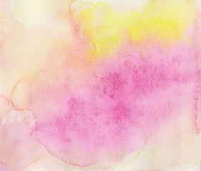 Obraz premium watercolor stain, spray, drop, background, canvas texture, pink
