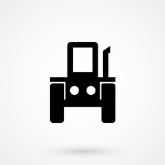tractor icon illustration isolated vector sign symbol