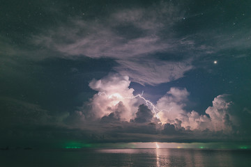 Storm at night