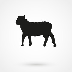 Sheep icon Vector design.