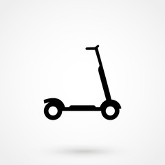 Scooter icon. Simple illustration of scooter vector icon for web