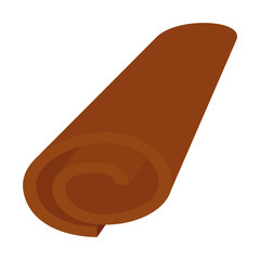 Isolated chocolate candy