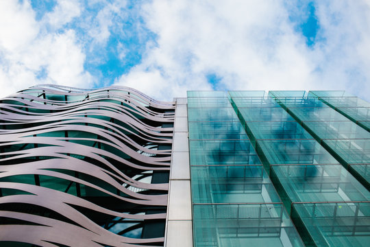Facade of Barcelona Apartment Building