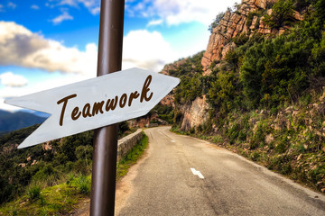 Schild 253 - Teamwork