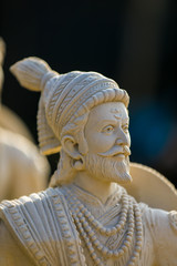 Indian King Shivaji Maharaj sculpture