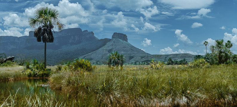 View from way to Acopan Tepuy - Venezuela, South America