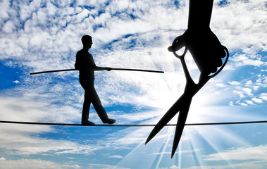 Concept of danger and risks in business