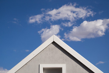 Triangle Roof of a House