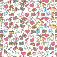 Wedding vector background