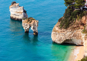 Faraglioni di Puglia  Baia Delle Zagare, Italy