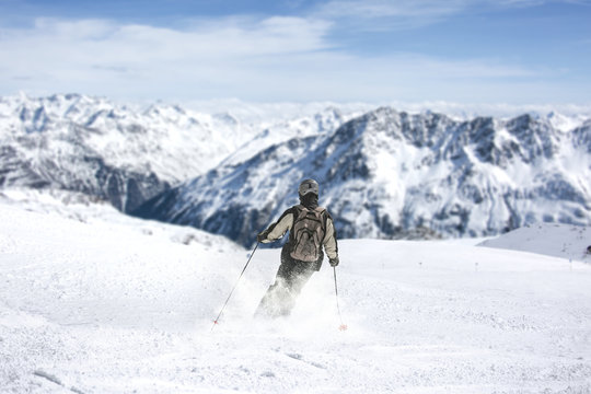 winter skier 