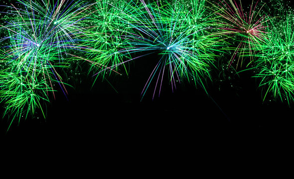 colorful fireworks background