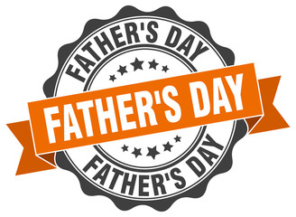 Fototapeta premium father's day stamp. sign. seal