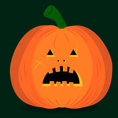 Scared pumpkin