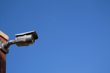 CCTV Camera on a Pole