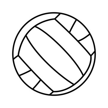 Isolated ball outline