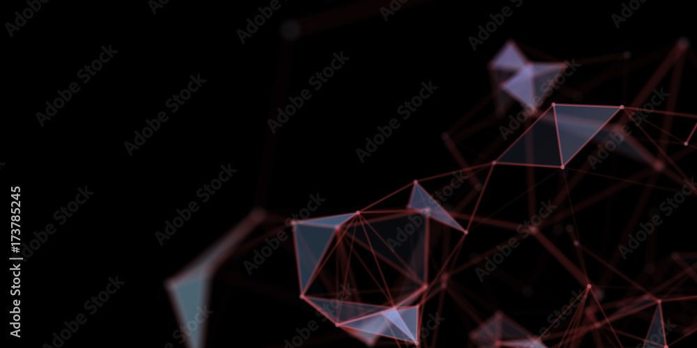 Poster abstract technology futuristic geometrical and science color neon background with space for copy. pl