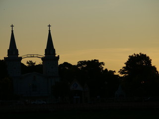 Fototapeta premium Church and Sunset