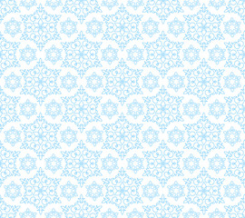 Pattern with snowflake
