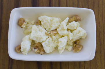 tulum cheese and walnuts