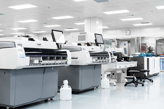 Newly furbished laboratory in hospital