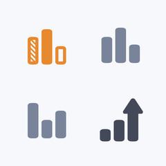 Collumn Graphs - Carbon IconsA set of 4 professional, pixel-aligned icons designed on a 32x32 pixel grid.