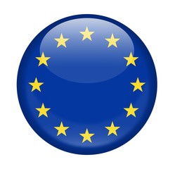 European Union Flag Vector Round Icon