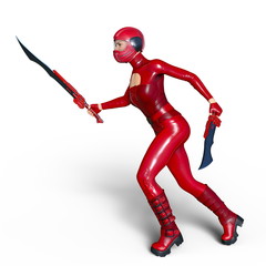 スーパーウーマン剣士